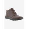 Men's TREVINO Ankle Boots by Drew in Brown Leather (Size 9 1/2 D)