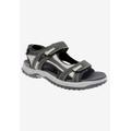 Men's WARREN Sandals by Drew in Black Grey Combo (Size 11 1/2 EEEE)