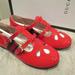 Gucci Shoes | Gucci Girls Patent Red Mary Jane Shoes Euro27/10.5 | Color: Red | Size: 10.5b