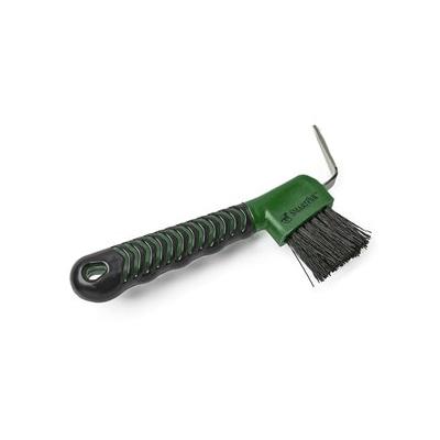 Hoof Pick Brush w/Grip - Green - 1 - Smartpak
