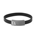 Emporio Armani Bracelet for Men Essential, Inner Length: 185mm - 195mm / Size ID: 33mm x 12mm x 6mm Gunmetal Stainless Steel Bracelet, EGS2757060