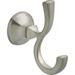 Delta Ashlyn Double Towel Hook Bath Hardware Accessory Metal in Gray | 5 H x 2.25 W x 4.31 D in | Wayfair 76435