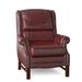 Birch Lane™ Sherry 36.5" Wide Faux Leather Standard Recliner Fade Resistant/Genuine Leather in Brown/Red | 46 H x 36.5 W x 40 D in | Wayfair
