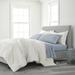 Wrought Studio™ Burnabbie Reversible 2 Piece Comforter Set Polyester/Polyfill/Cotton Percale in White | King Comforter + 2 Shams | Wayfair