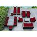 Ebern Designs Pavior Wicker Seating Group Synthetic Wicker/All - Weather Wicker in Brown | Outdoor Furniture | Wayfair