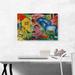 ARTCANVAS The Dream 1912 by Franz Marc - Wrapped Canvas Painting Print Canvas, Wood in Blue/Green/Red | 18 H x 26 W x 0.75 D in | Wayfair