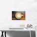 ARTCANVAS Espresso Coffee Cup Coffee Shop Decor - Wrapped Canvas Photograph Print Canvas, Wood in Brown/White | 12 H x 18 W x 1.5 D in | Wayfair