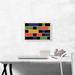ARTCANVAS Mid-Century Modern Missing in Sequence - Wrapped Canvas Graphic Art Print Canvas, in Black/Blue/Green | 12 H x 18 W x 1.5 D in | Wayfair