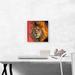 ARTCANVAS Lion Painting Home Decor - Wrapped Canvas Painting Print Canvas, Wood in Brown/Red | 12 H x 12 W x 0.75 D in | Wayfair ACIPHO81-1S-12x12