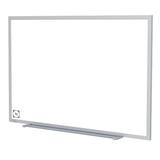 Ghent Magnetic Hygienic Porcelain Whiteboard w/ Aluminum Frame Porcelain/Metal in Gray/White | 48 H in | Wayfair M4-45-4