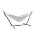Arlmont & Co. Dorinda Double Classic Hammock w/ Stand Cotton in Brown, Size 43.0 H x 47.0 W in | Wayfair D32FDE8C9A5148219950DFB07C991447