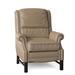 Birch Lane™ Sherry 36.5" Wide Faux Leather Standard Recliner Fade Resistant/Genuine Leather in Gray/Black/Brown | 46 H x 36.5 W x 40 D in | Wayfair