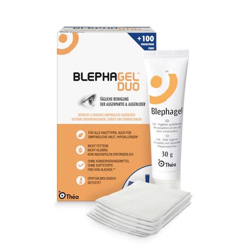 Thea Pharma – BLEPHAGEL Duo 30 g+Pads Augencreme
