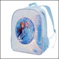 Disney Accessories | Disney Frozen Frozen 2 Anna & Elsa Sequin Backpack | Color: Blue/Silver | Size: 16”H X 10”W X 5 1/2” D