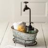 Galvanized Oval Container with Faucet - CTW Home Collection 420184