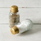 Mini Mason Jar Salt Shakers - Antique Brass - Box of 6 - CTW Home Collection 360118BA