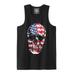 Men's Big & Tall Americana Tank by Liberty Blues® in Skull (Size 7XL)