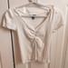 American Eagle Outfitters Tops | American Eagle Short Sleeve Top | Color: White | Size: Xs