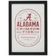 Alabama Crimson Tide 10'' x 14'' Team Framed Badge Sign