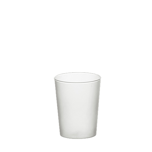Starpak 40 Mehrweg-Gläser für Schnaps PP 4 cl Ø 4,3 cm · 5,2 cm satiniert, unzerbrechlich