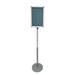 FixtureDisplays Floor Standing Signage Frame 11 x 17" Media Size w/ Mounting Plate for Sanitizer Dispenser Metal in Blue/Gray/Green | Wayfair 10050