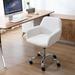 Corrigan Studio® Bretton Task Chair Upholstered/Metal in Gray | 33.9 H x 22.8 W x 24 D in | Wayfair 71D811120E3849D59B0AE99FD0BD52DD