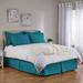 Ebern Designs Alainah Tailored Bed Skirt, Cotton in Blue | 80 W x 80 D in | Wayfair 180BE82A2F1A41219453A7D0AC497EE3