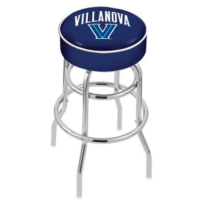 Holland Bar Stool NCAA Swivel Counter and Bar Stool Upholstered/Metal in Gray, Size 25.0 H x 18.0 W x 18.0 D in | Wayfair L7C125Vilnva