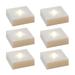 The Holiday Aisle® Battery Operated LED Lights w/ Timer, Soft White | 1.3 H x 3.125 W x 3.125 D in | Wayfair 69506