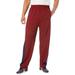 Men's Big & Tall Power Wicking Pants By KS Sport™ by KS Sport in Dark Burgundy Navy (Size L)