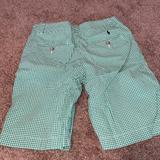Polo By Ralph Lauren Bottoms | Boys 14 Gingham Ralph Lauren Polo Shorts | Color: Green | Size: 14b