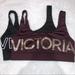 Victoria's Secret Intimates & Sleepwear | Bundle Victoria Secret Sports Bras | Color: Black/Red | Size: S