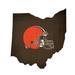 Cleveland Browns 12" Logo State Sign