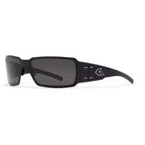 Gatorz Boxster Sunglasses Black Frame Grey Polarized Lens BOXBLK01P