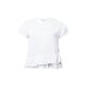 Urban Classics Damen Ladies Organic Volant Tee T-Shirt, White, 5XL