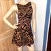 Urban Outfitters Dresses | Ecote Bodycon Flare Skater Animal Print Dress | Color: Black/Brown | Size: Xs