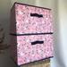 Disney Storage & Organization | Disney Square Pink Collapsible Fabric Storage Box | Color: Pink | Size: 15x9.8x9.8”