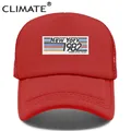 CLIMfast-Casquette de camionneur New York pour hommes et femmes chapeau Cool Mesh Street Style