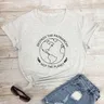 T-shirt humoristique pour femmes humoristique et concepiste estival et décontracté