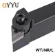 OYYU – support d'outils de tournage de type W 93 ° WTJNR WTJNL avec Inserts en carbure CNC tige