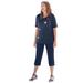 Plus Size Women's Stars & Shine Tee by Catherines in Mariner Navy Star Falling (Size 6X)