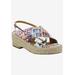 Women's Lannah Sandals by J. Renee in White Sunset Multi (Size 8 M)