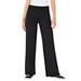 Plus Size Women's Stretch Cotton Wide Leg Pant by Woman Within in Black (Size 1XP)