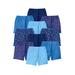 Plus Size Women's Cotton Boxer 10-Pack by Comfort Choice in Evening Blue Dot Pack (Size 7) Underwear