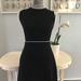 Zara Dresses | Black Knit Dress With White Detail | Color: Black/White | Size: M