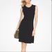 Michael Kors Dresses | Michael Kors Ribbed Viscose And Nylon Dress | Color: Black | Size: L