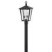 Hinkley Huntersfield 20.75" H Hardwired Lamp Post (Full) Aluminium/Metal in Black | 20.75 H x 11 W x 11 D in | Wayfair 14061BK