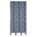 Hallowell Heavy-Duty 6 Tier 3 Wide Ventilated Locker Metal in Gray | 78 H x 36 W in | Wayfair U3288-6HDV-HG