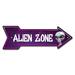 SignMission Alien Zone Arrow Removable Decal Funny Home Décor 24" Wide Plastic/Acrylic in White | 12 H x 36 W x 1 D in | Wayfair RD-A-12-999989