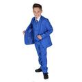 Cinda 5 Piece Suits Wedding Page Boy Party Prom (14-15 Years, Electric Blue)